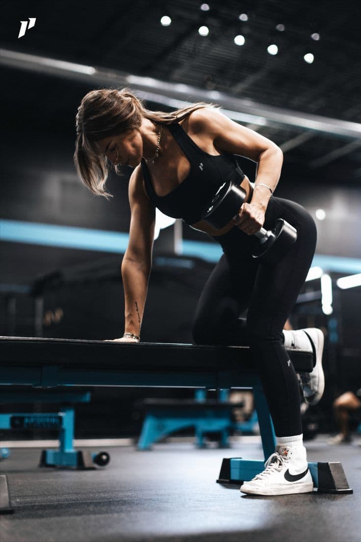 Woman training
